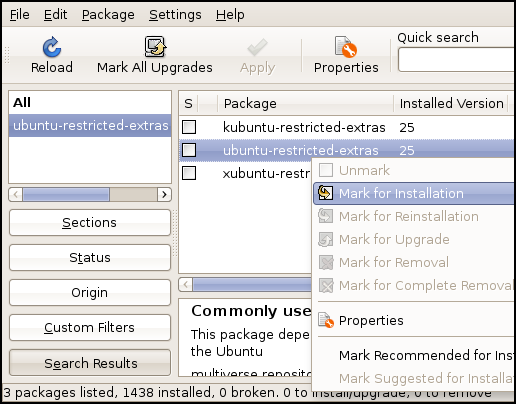 Install the ubuntu-restricted-extras package