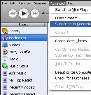 iTunes advanced subscribe